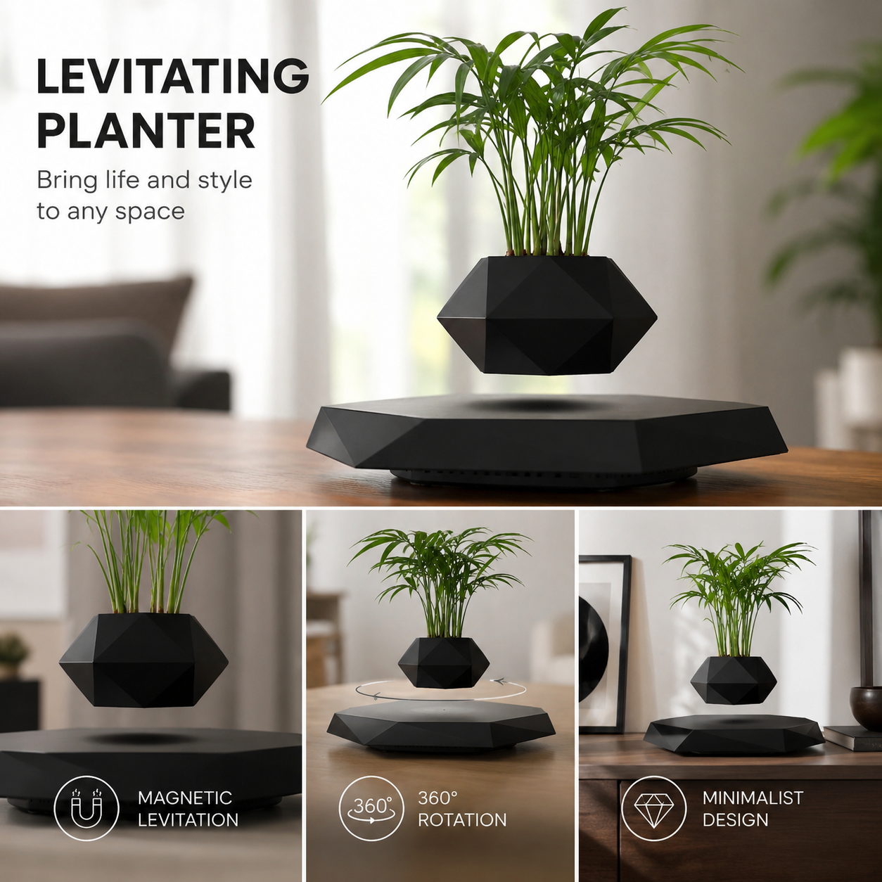 360° Floating Planter for Home