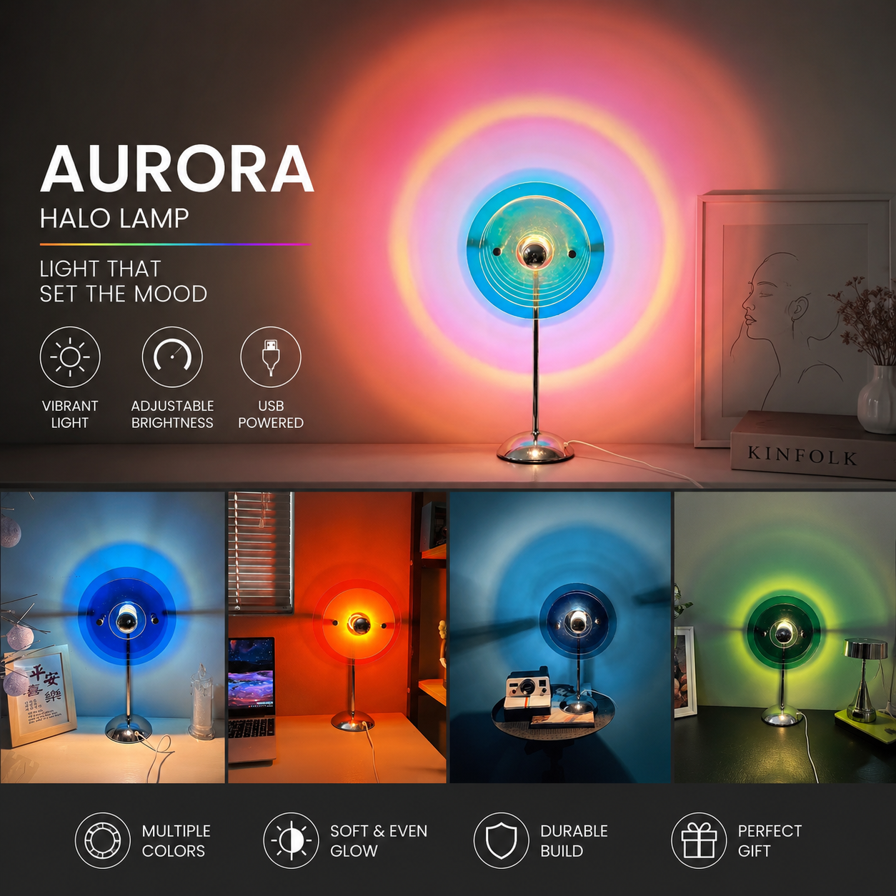Atmosphere Sunset Table Lamp for Unique Home Vibes