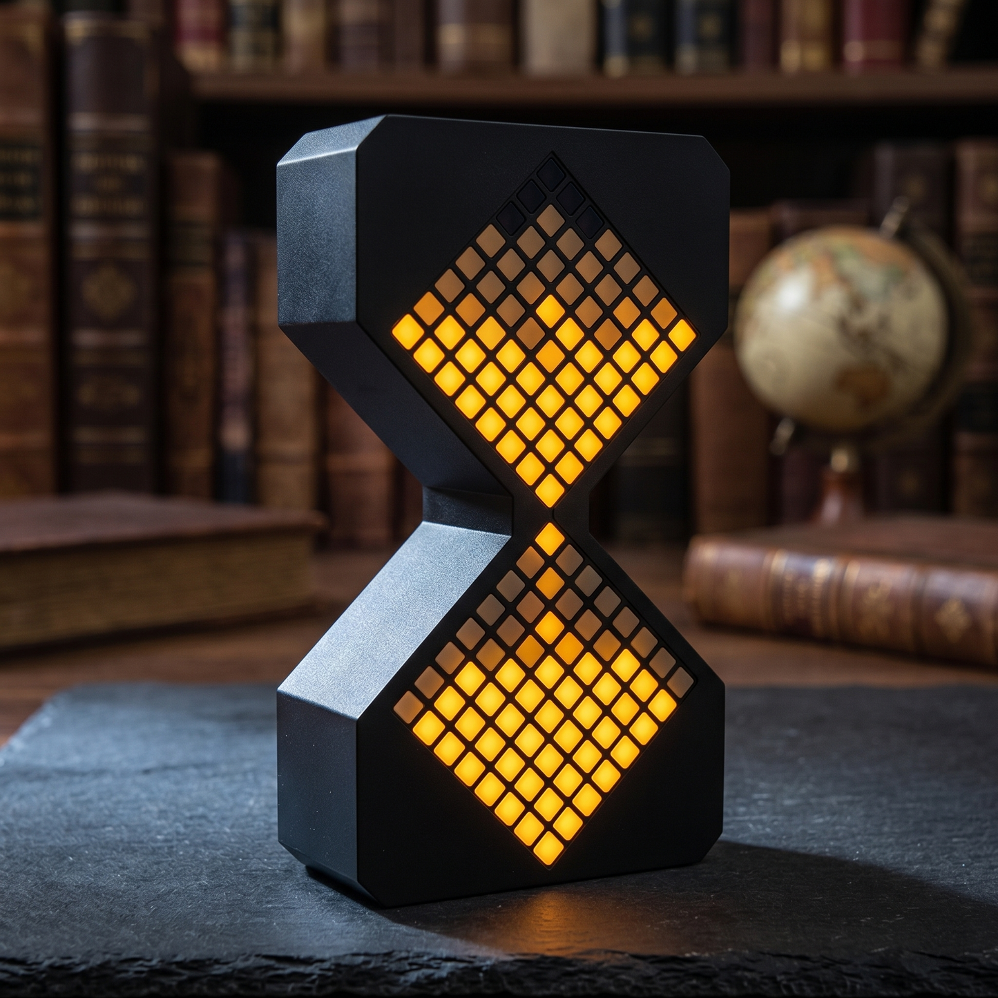 Gravity-Sensing LED Hourglass for Desk and Room Decor