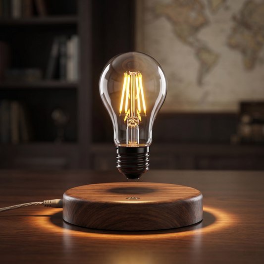 Levitating Bulb Night Light for Unique Home Style